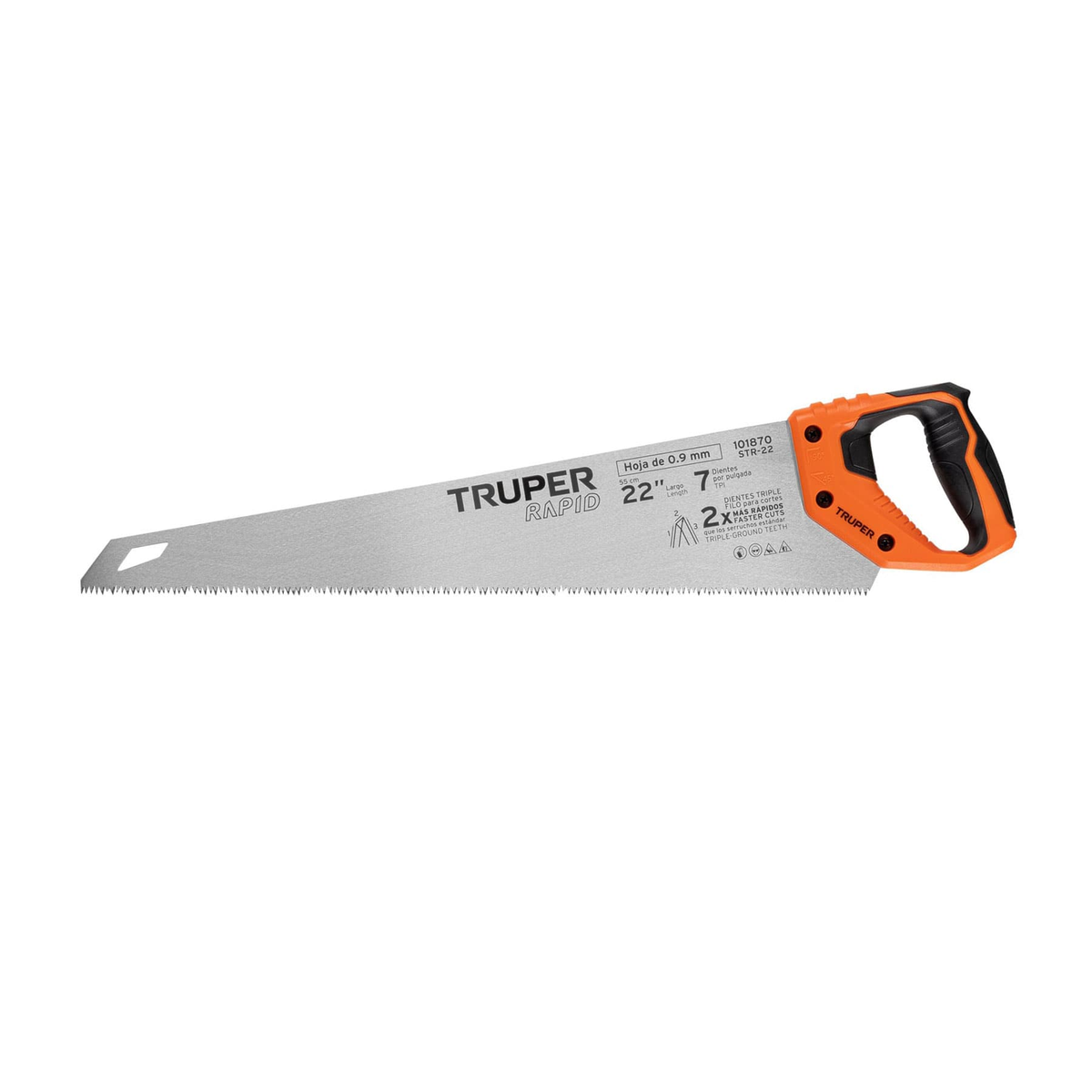 Serrucho Rapid 22', mango Comfort grip
