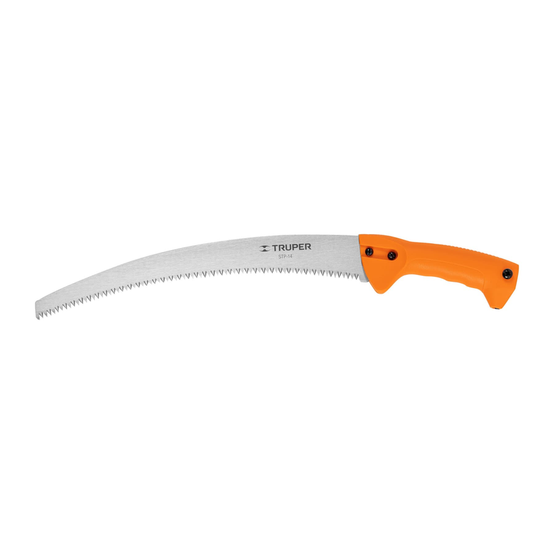 Serrucho de poda 14' hoja curva 6 DPP, mango de plástico