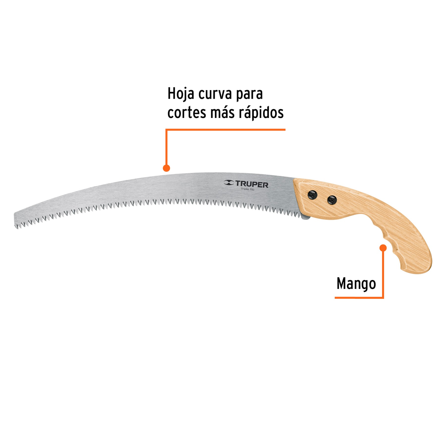Serrucho de poda 14", tradicional, 6 DPP SUSTITUYE 100121