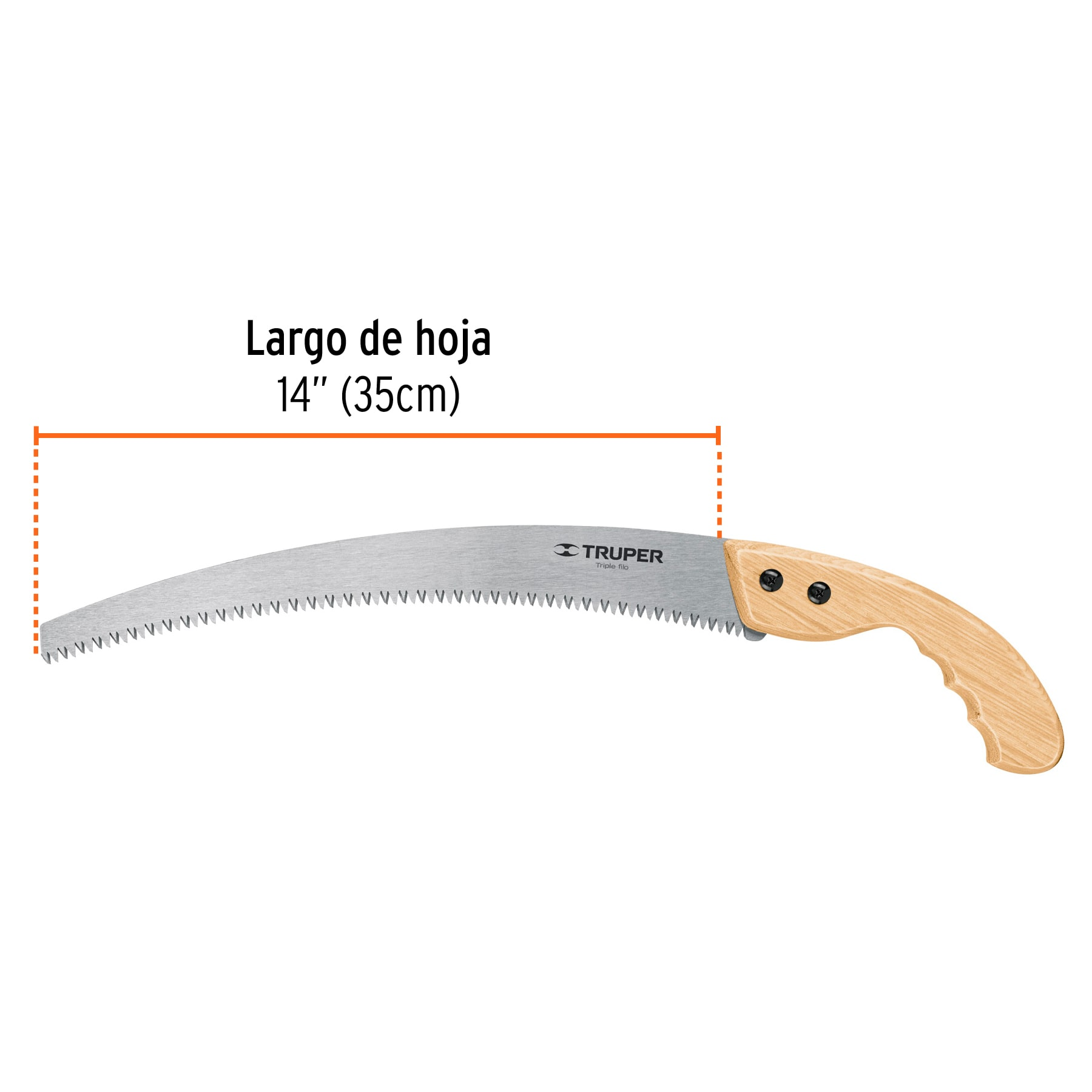 Serrucho de poda 14", tradicional, 6 DPP SUSTITUYE 100121