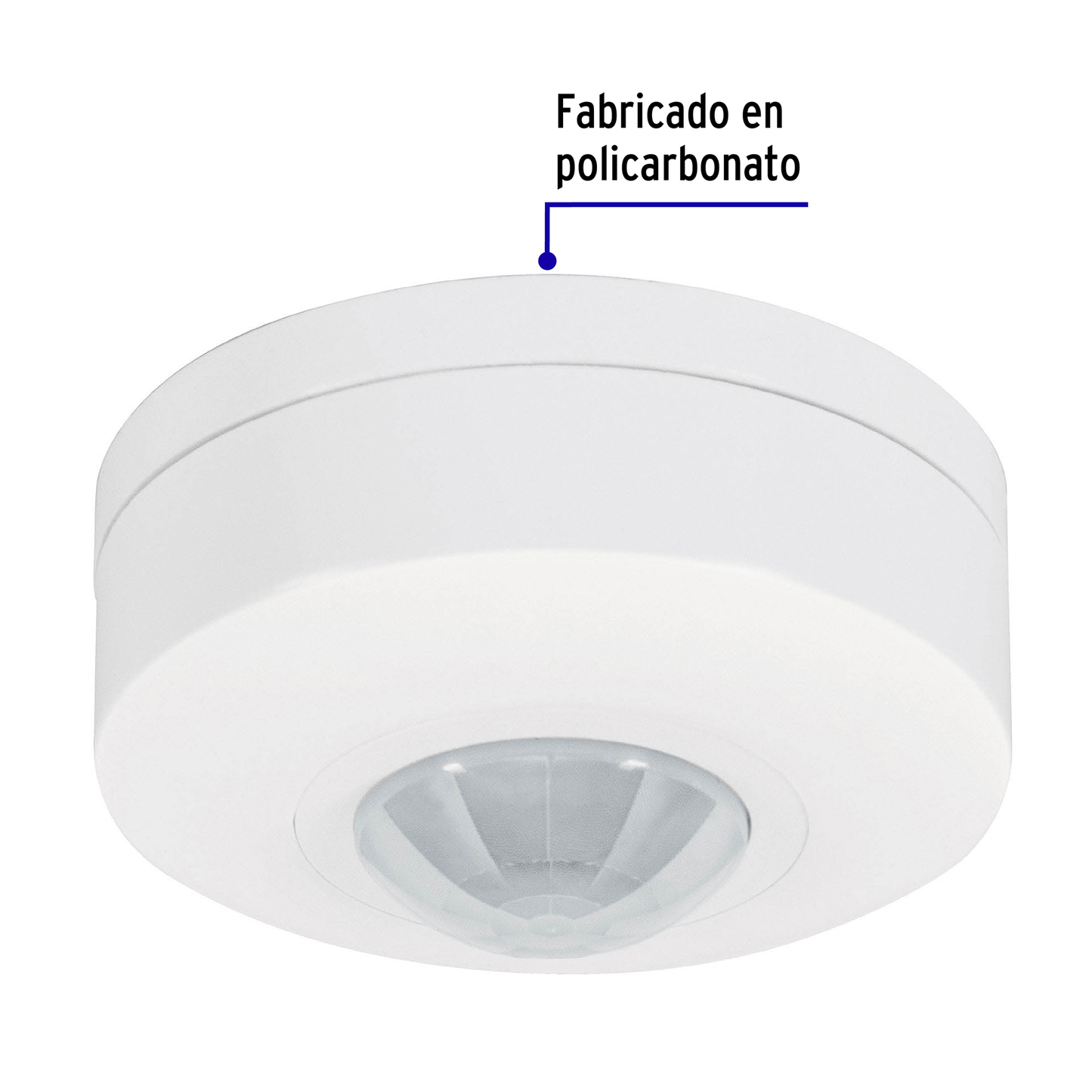 Sensor de movimiento para techo, rango de detección 6 m