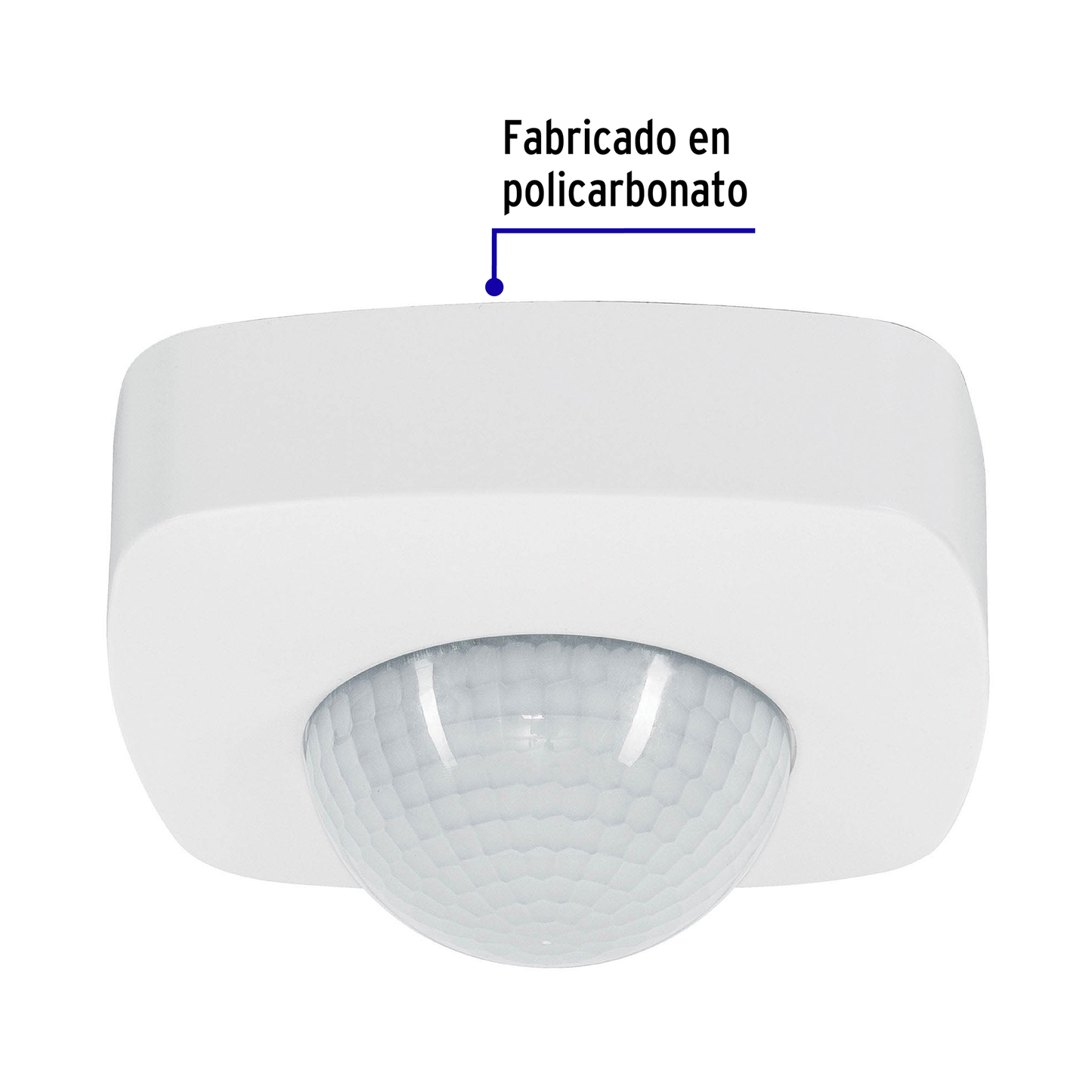 Sensor de movimiento para techo, rango de detección 20 m