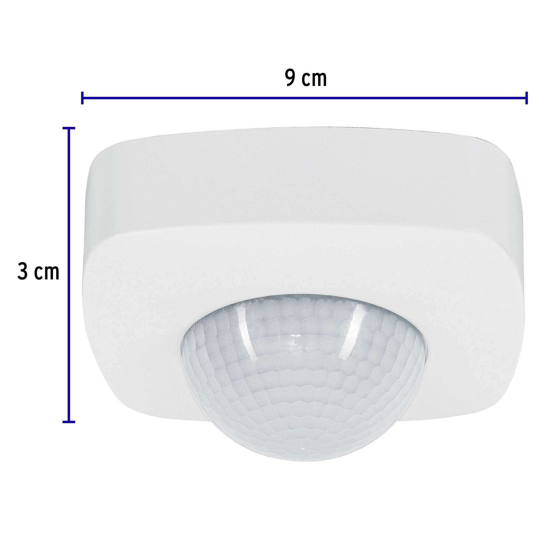 Sensor de movimiento para techo, rango de detección 20 m