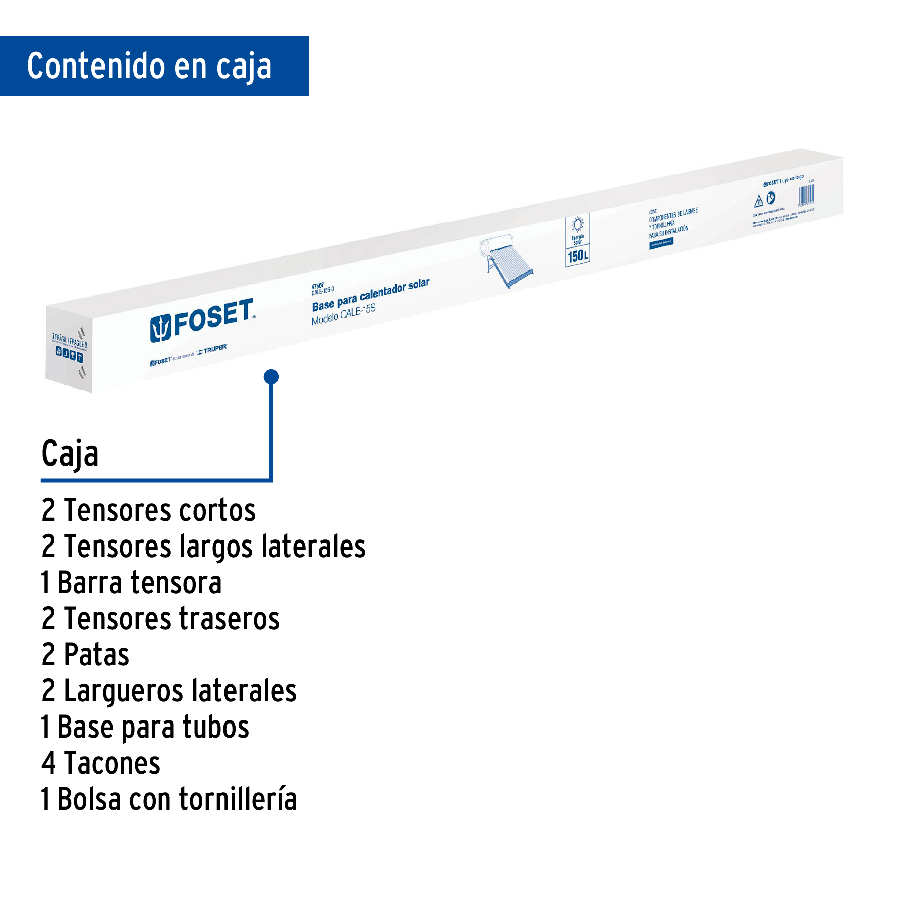 Base para termotanque para modelo CALE-15S