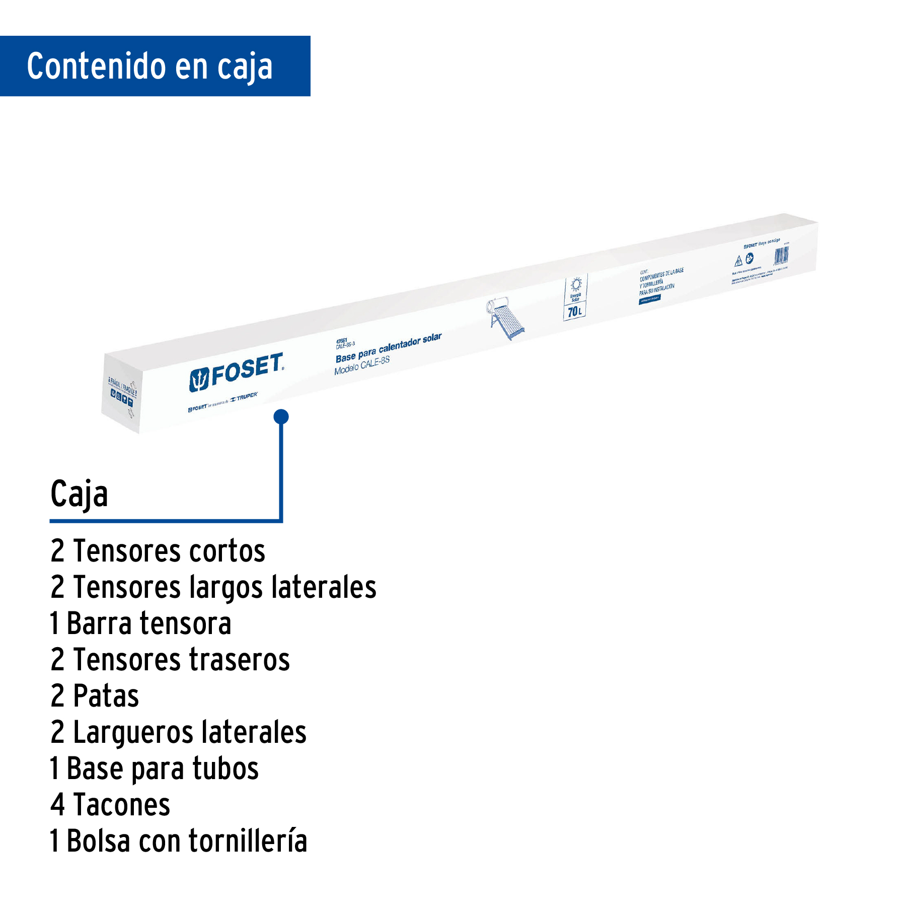 Base para termotanque para modelo CALE-8S