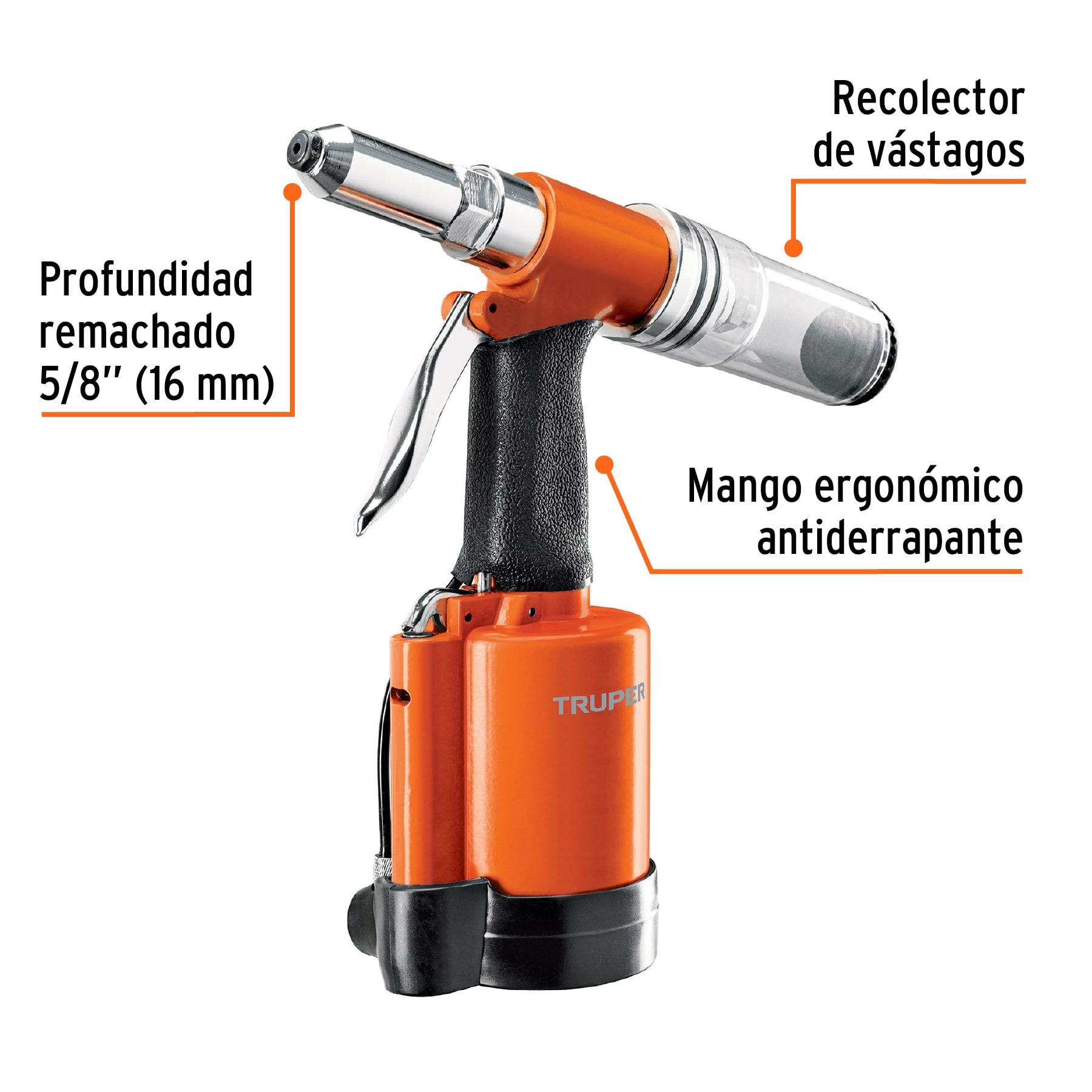 Remachadora neumática 3/16'