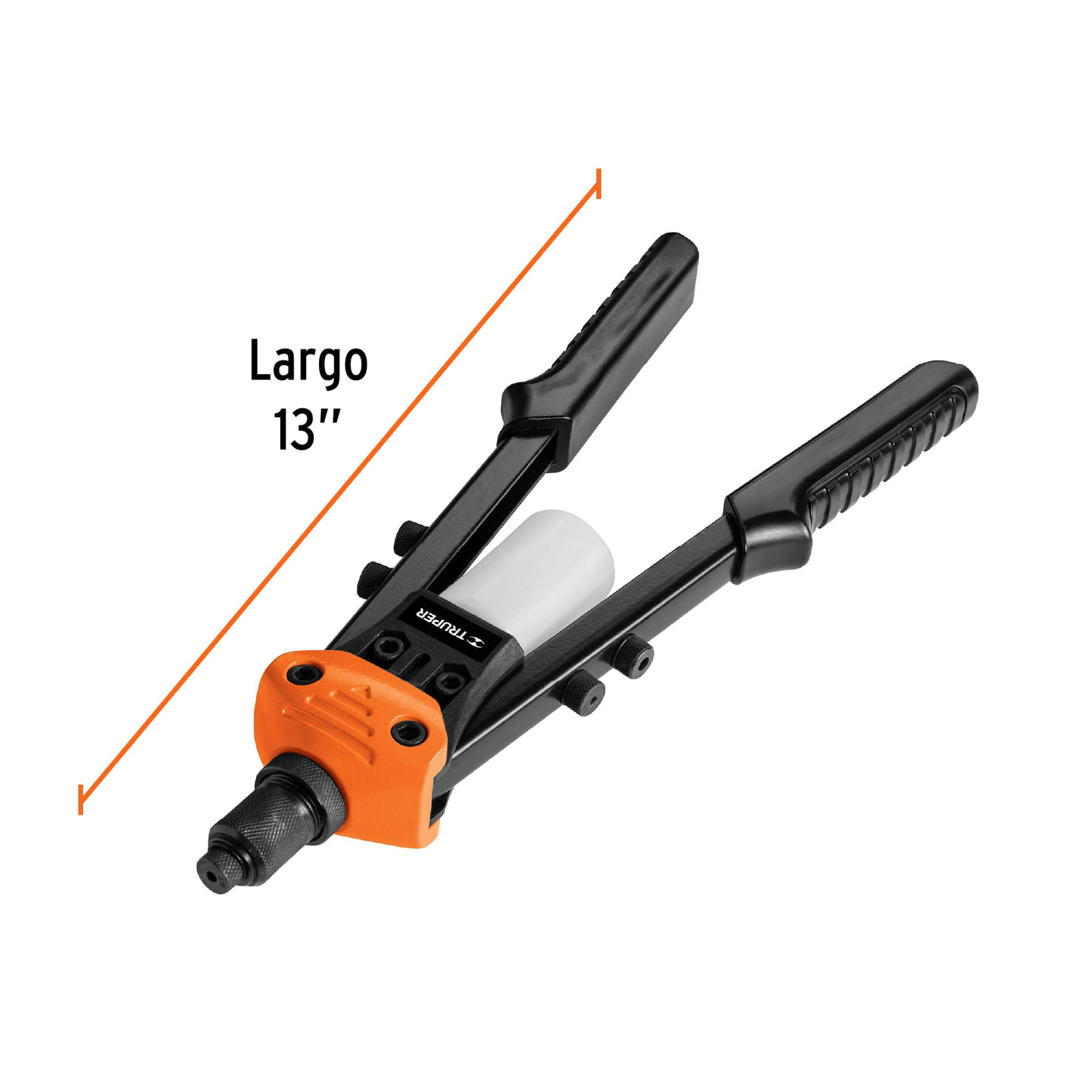 Remachadora a dos manos tipo tijera