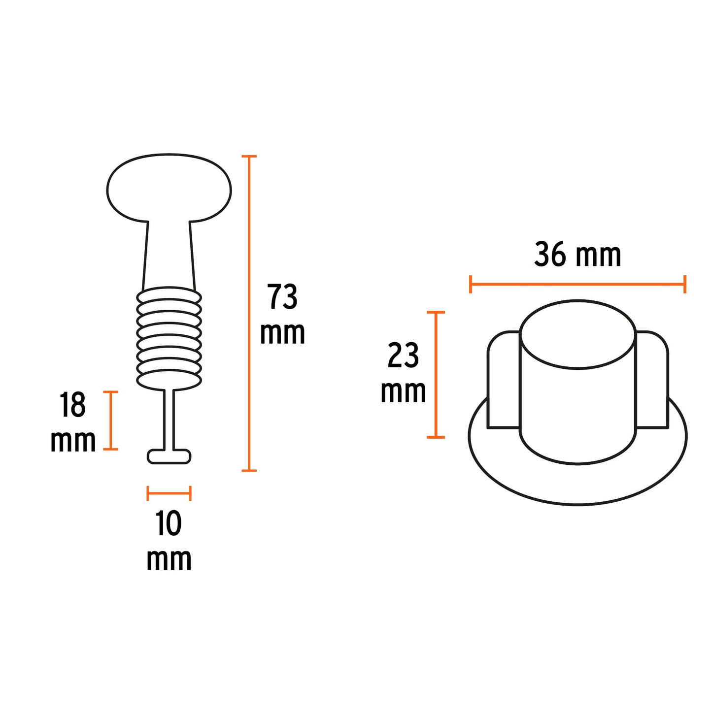 Bolsa con 50 niveladores para azulejos, Truper