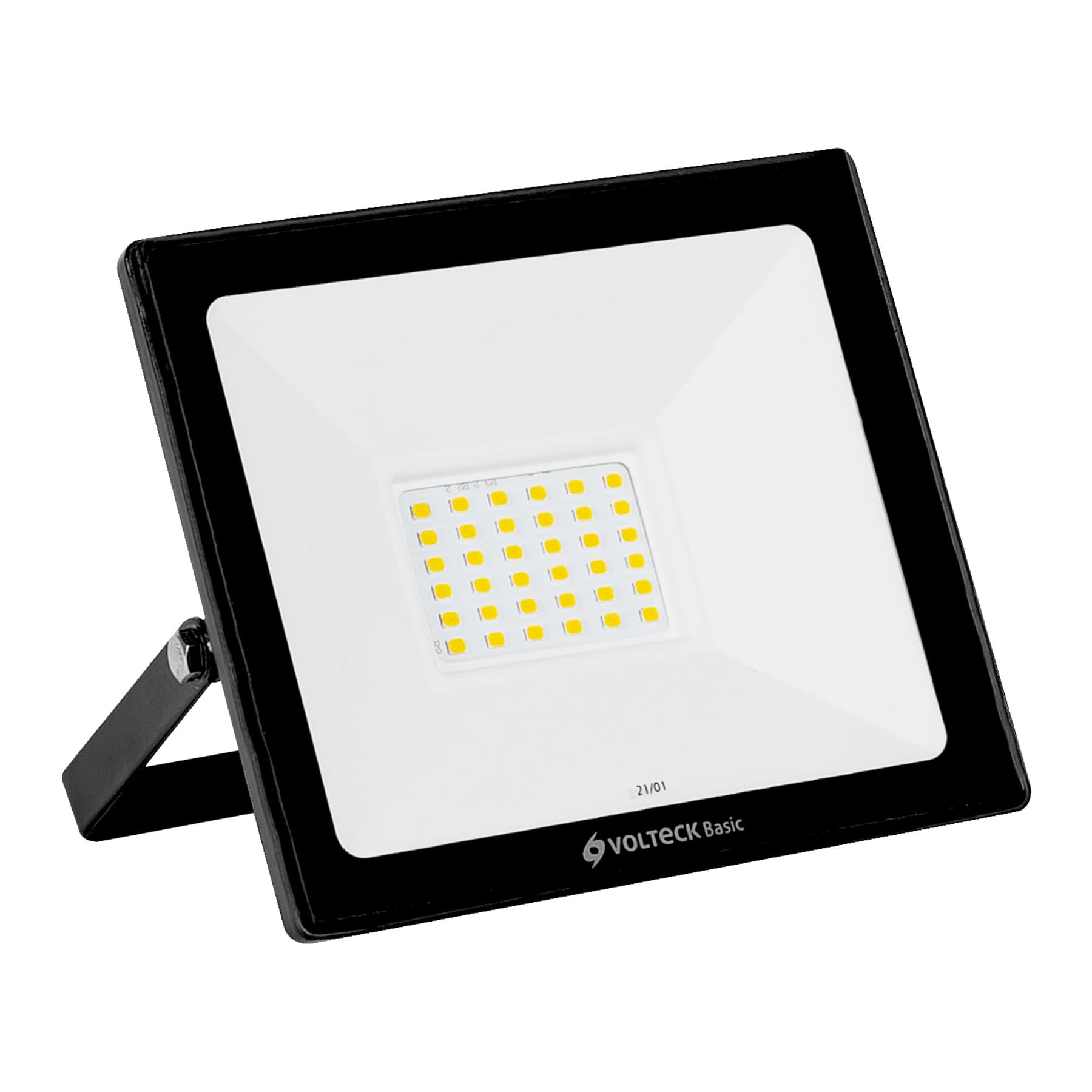 Reflector ultra delgado LED, 30 W, luz cálida,Volteck Basic