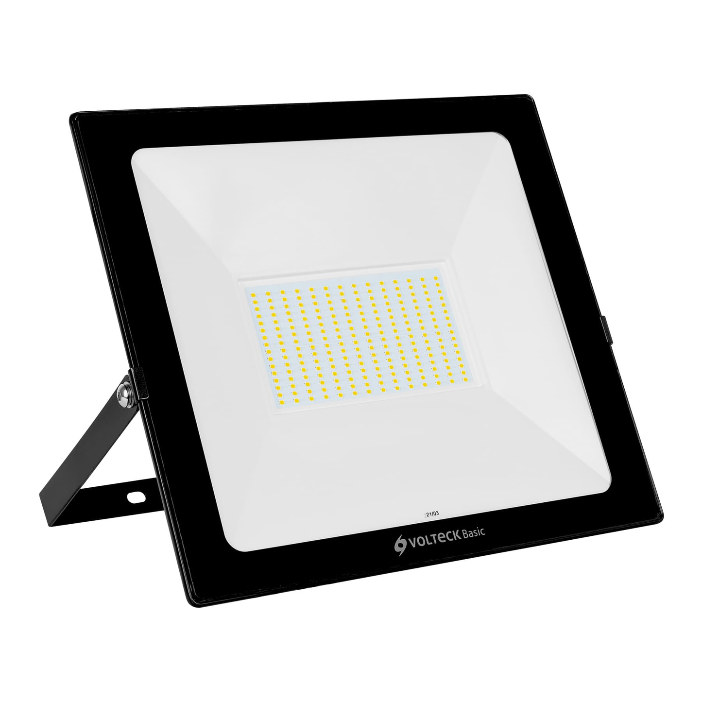 Reflector ultra delgado LED, 150W, luz cálida,Volteck Basic