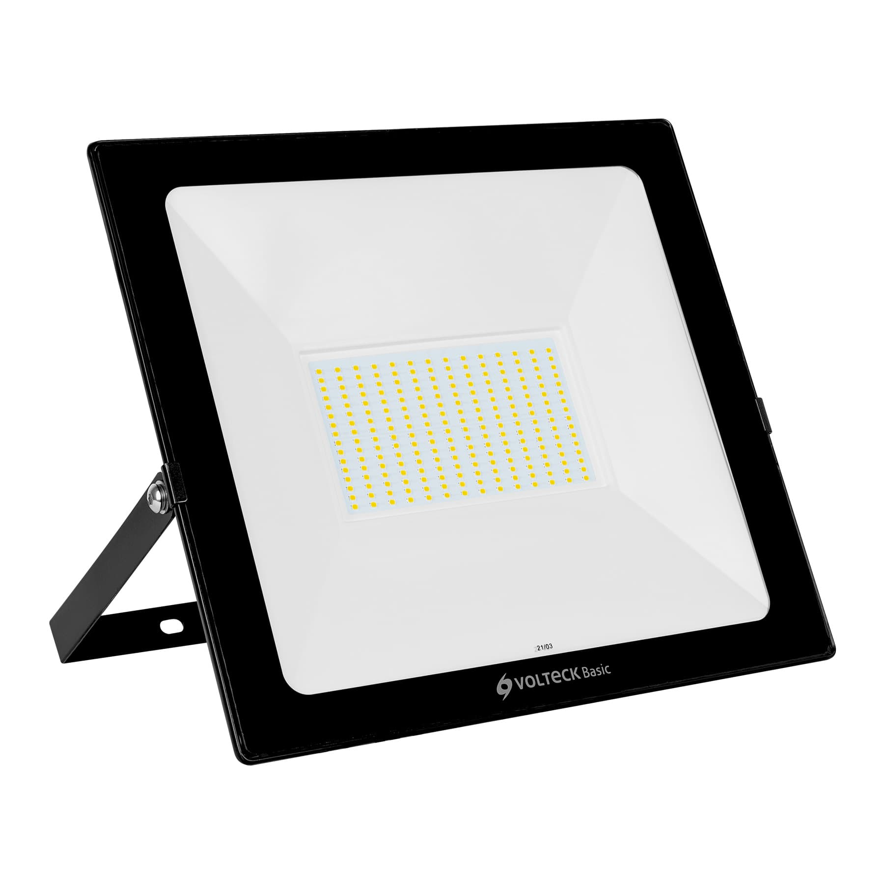Reflector ultra delgado LED, 150W, luz cálida,Volteck Basic