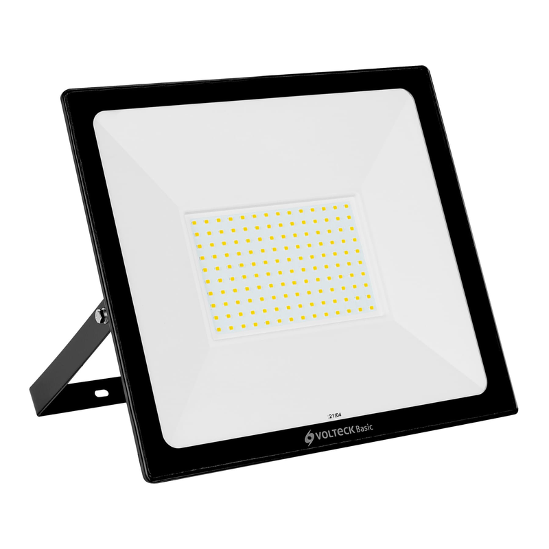 Reflector ultra delgado LED, 100W, luz cálida,Volteck Basic