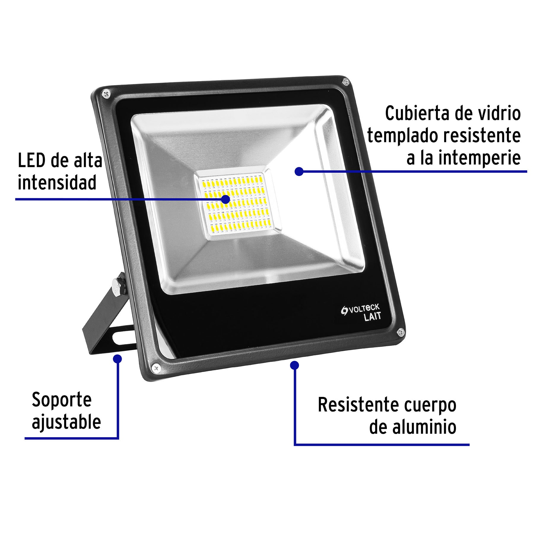 Reflector delgado de LED, 30 W, luz cálida
