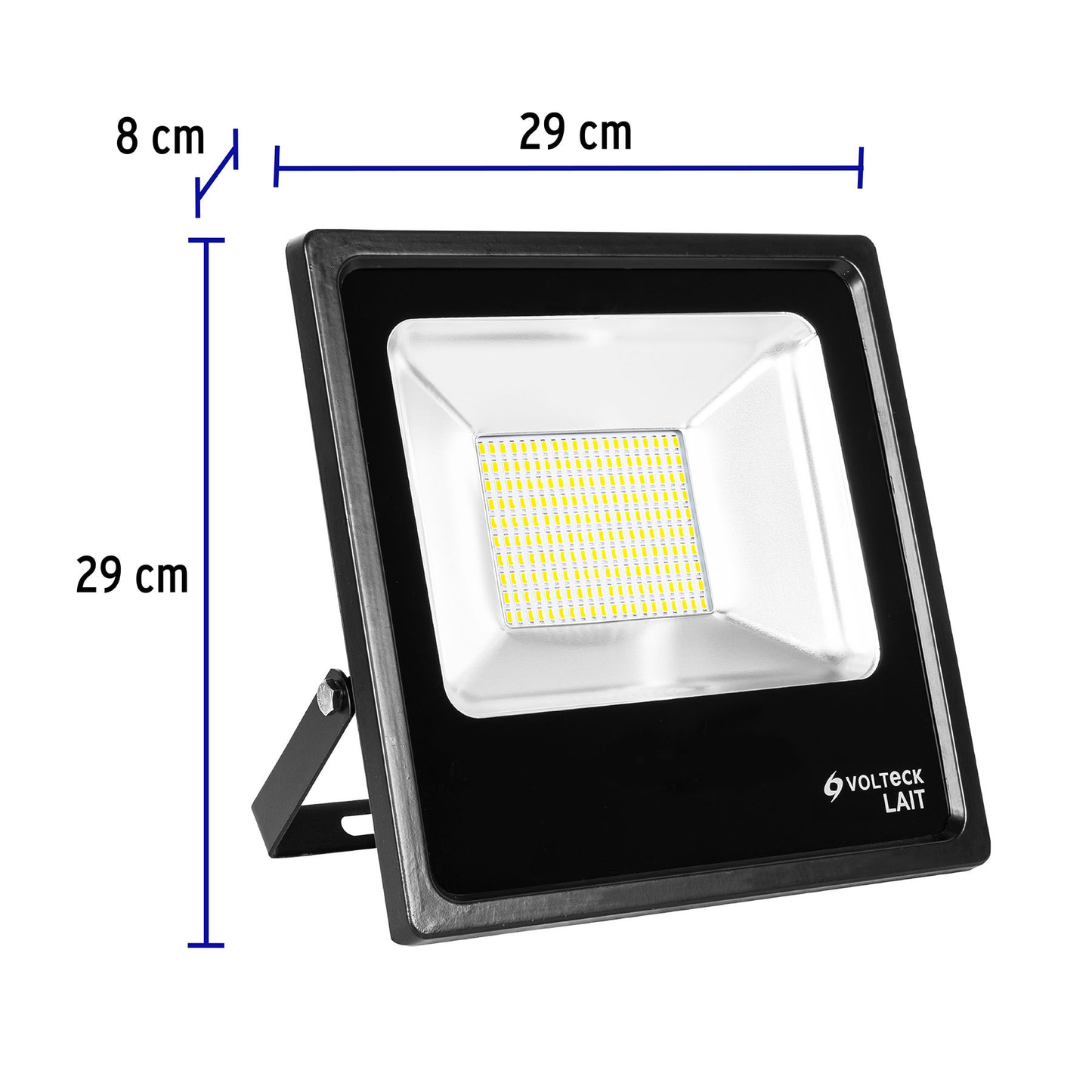 Reflector delgado de LED, 100 W, luz cálida