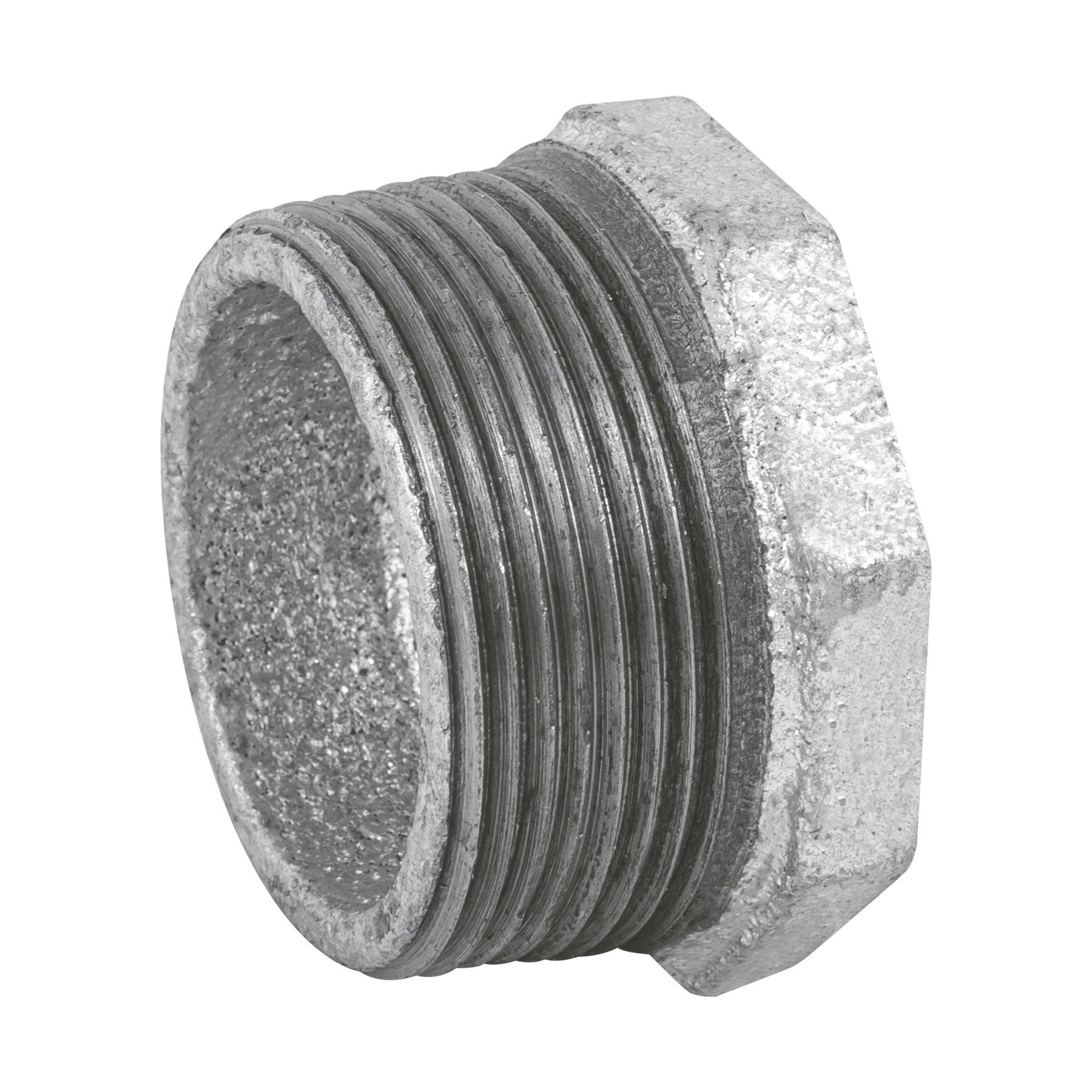 Reducción bushing, acero galvanizado, 1-1/2 x 1" (PIEZA)