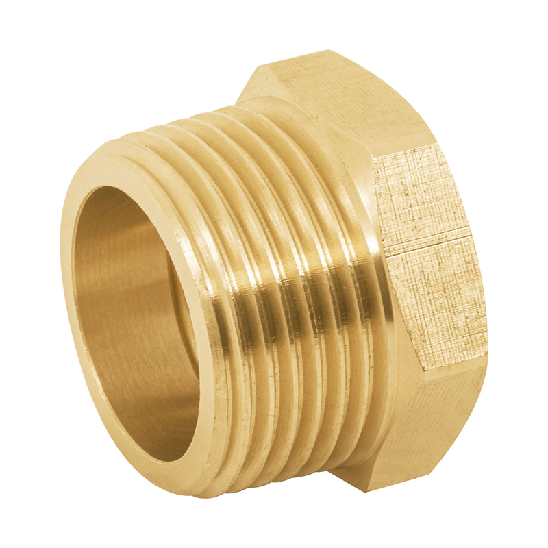 Reducción bushing de latón, 1' x 3/4'