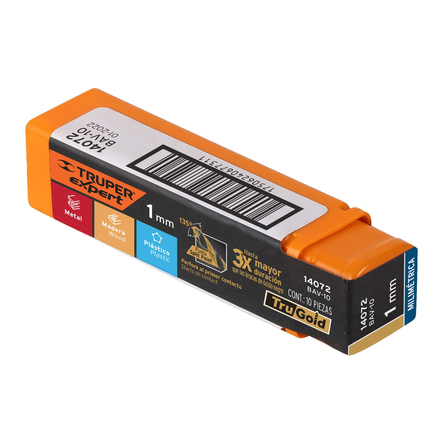 Broca de alta velocidad 1.0 mm