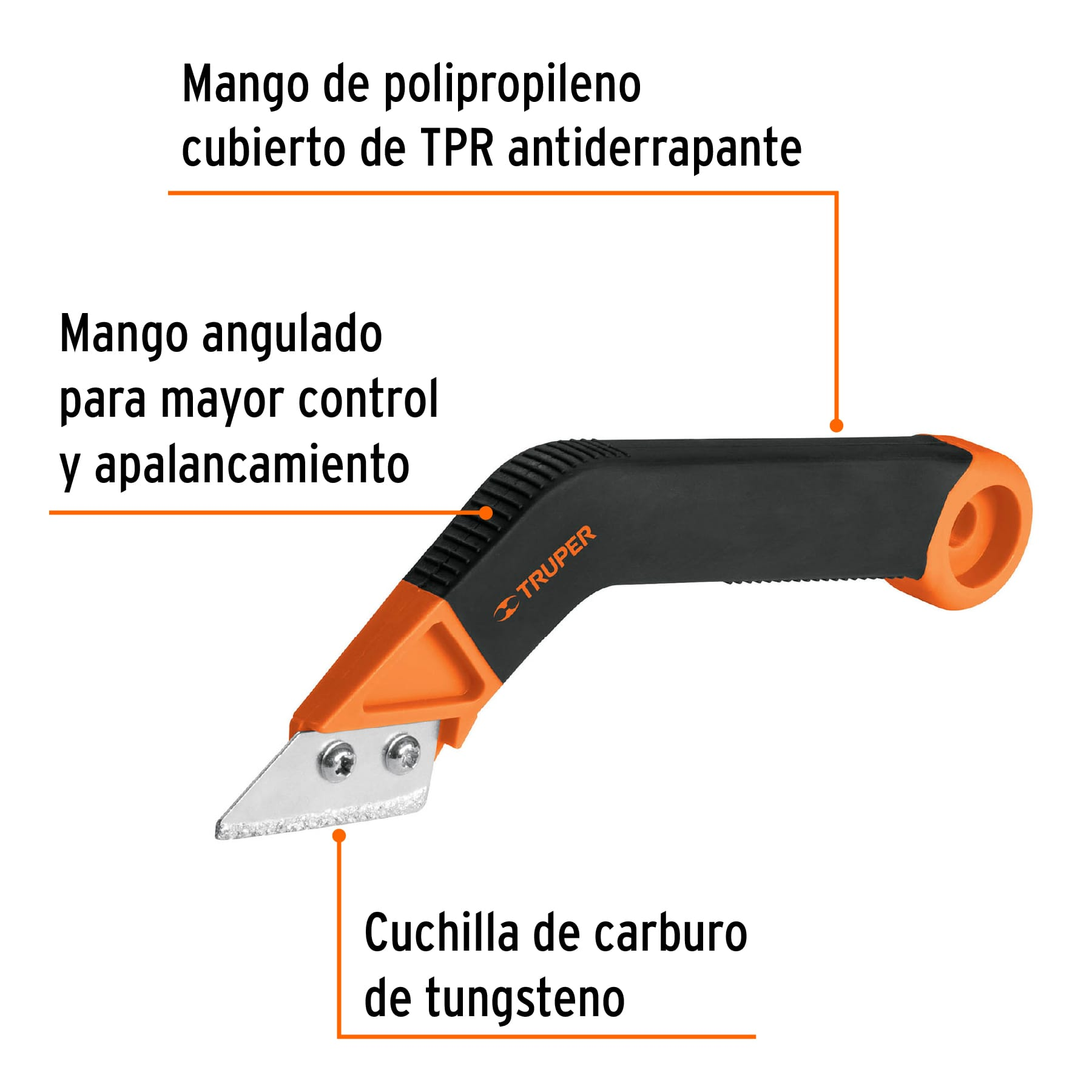RASPADOR DE LECHADA MANGO DE POLIPROPILENO