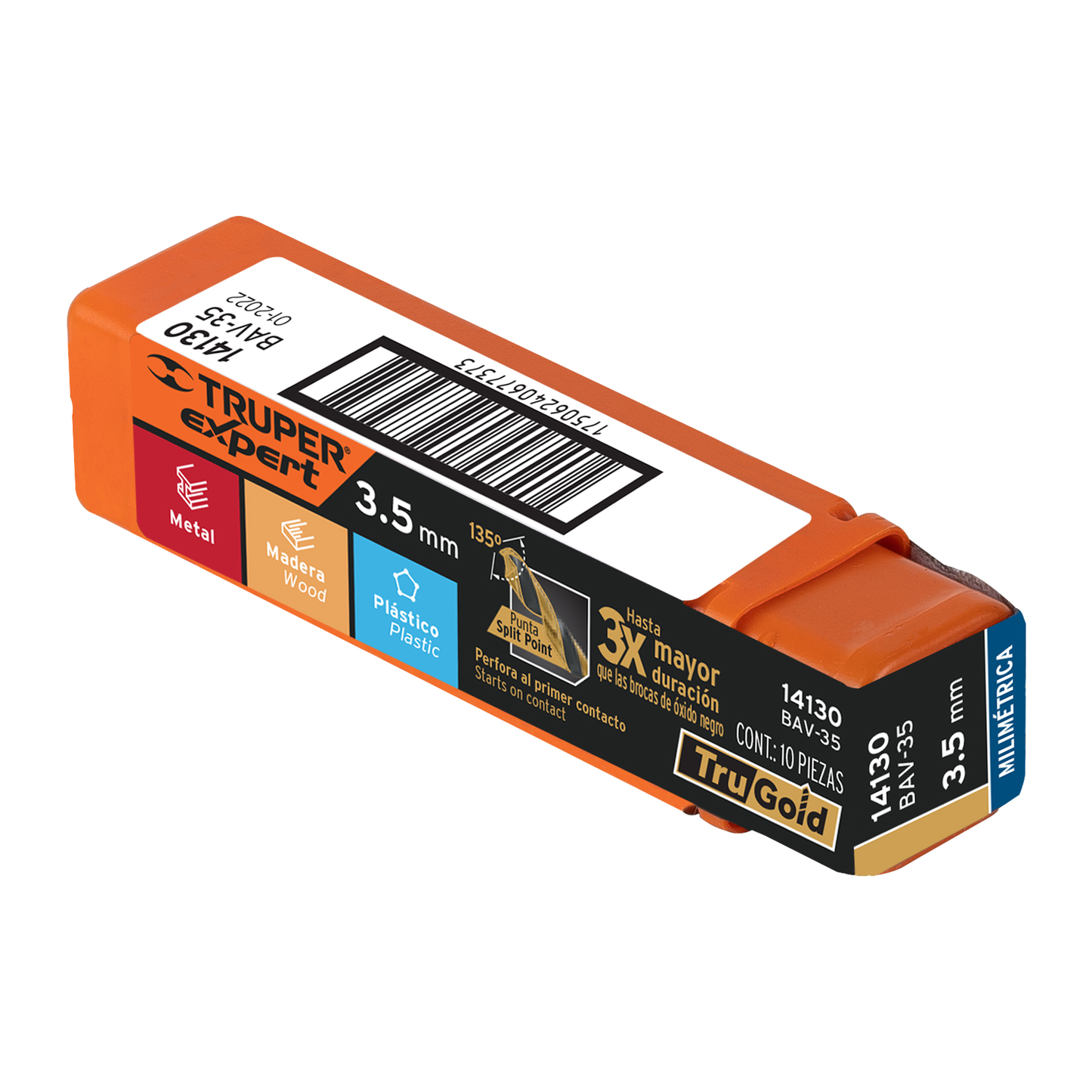 Broca de alta velocidad 3.5 mm