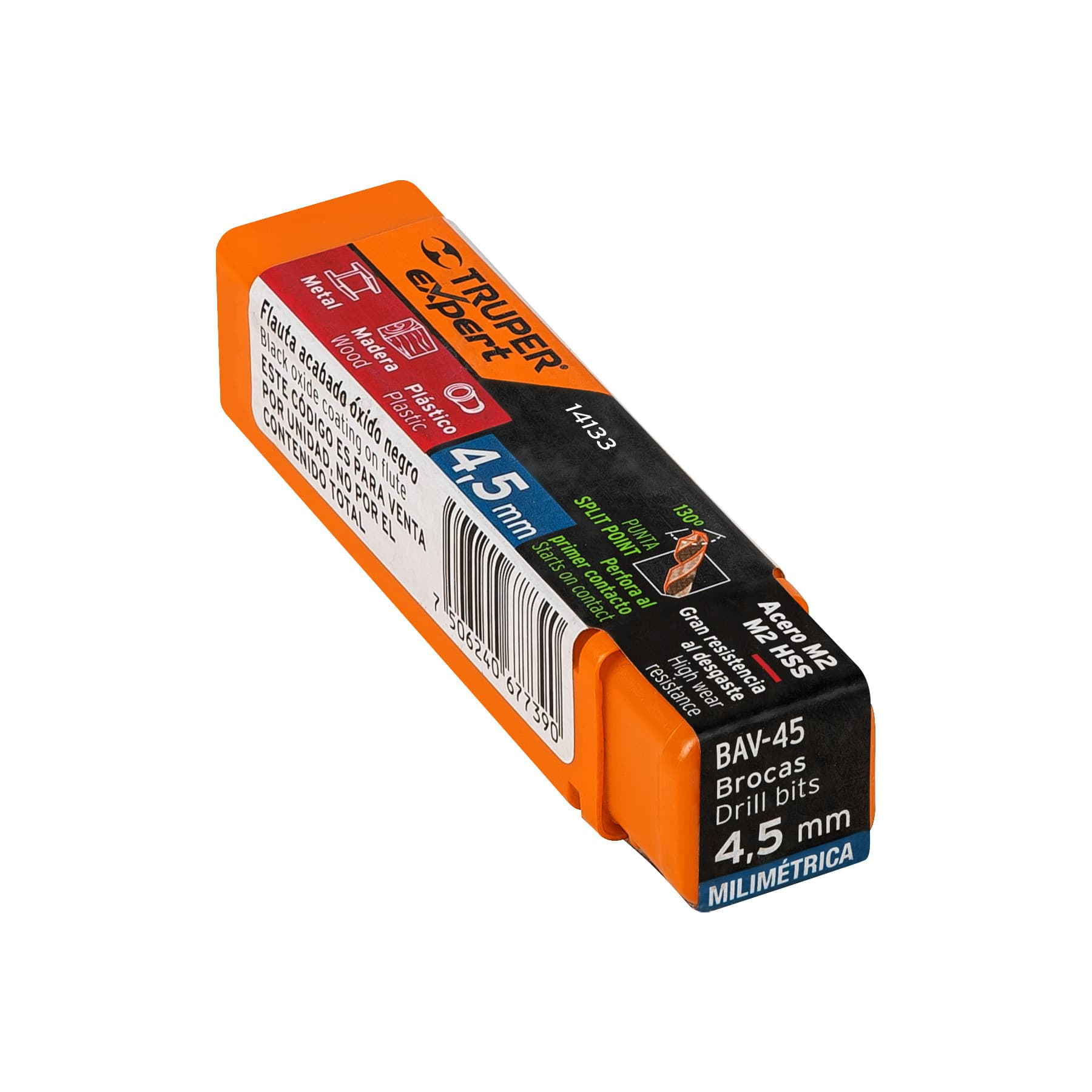 Broca de alta velocidad 4.5 mm