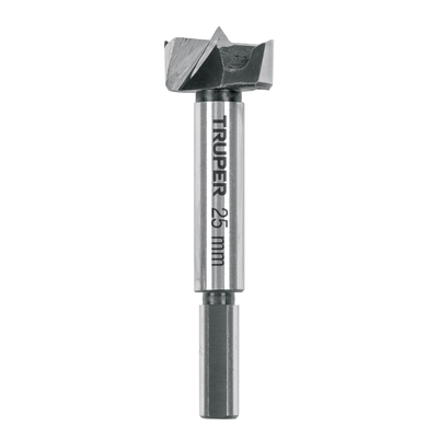 Broca forstner 25 mm para madera, Truper