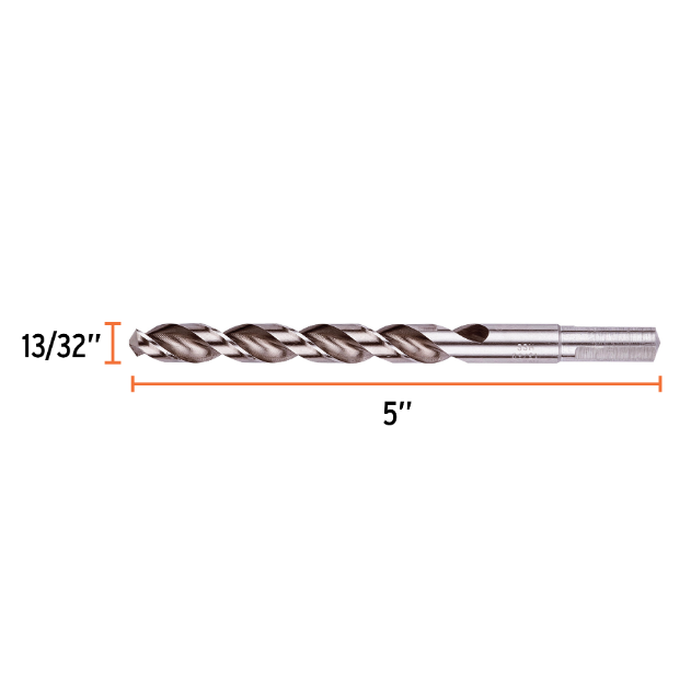 Broca HSS 13/32' Trusilver para metal, Truper