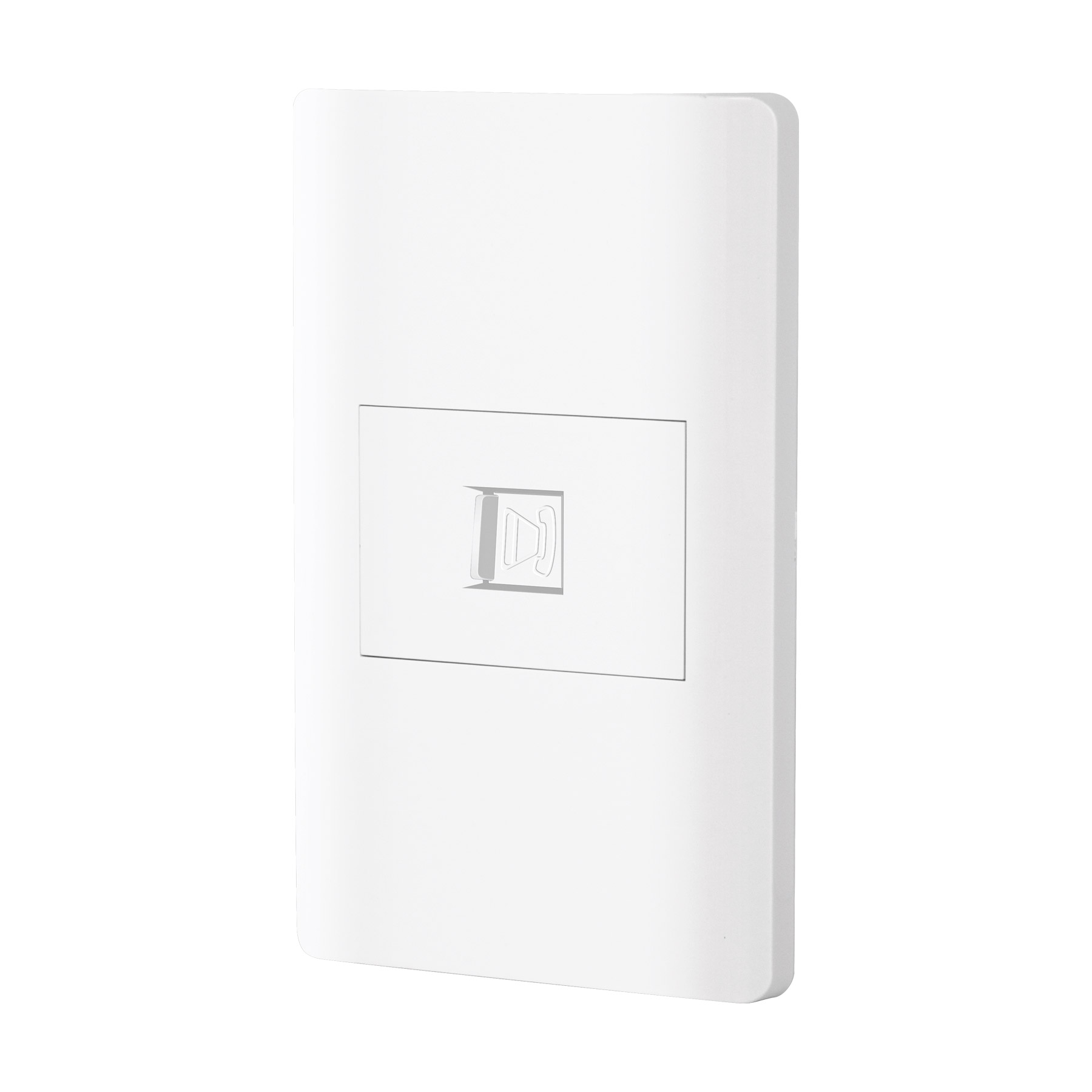 Placa armada blanca 1 toma para teléfono 1.5 mód, Lisboa