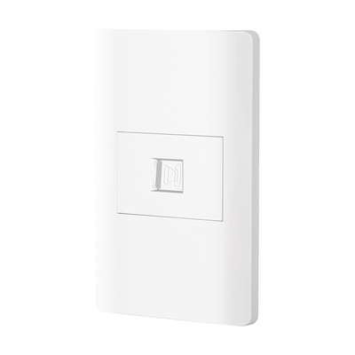 Placa armada blanca 1 toma para teléfono 1.5 mód, Lisboa