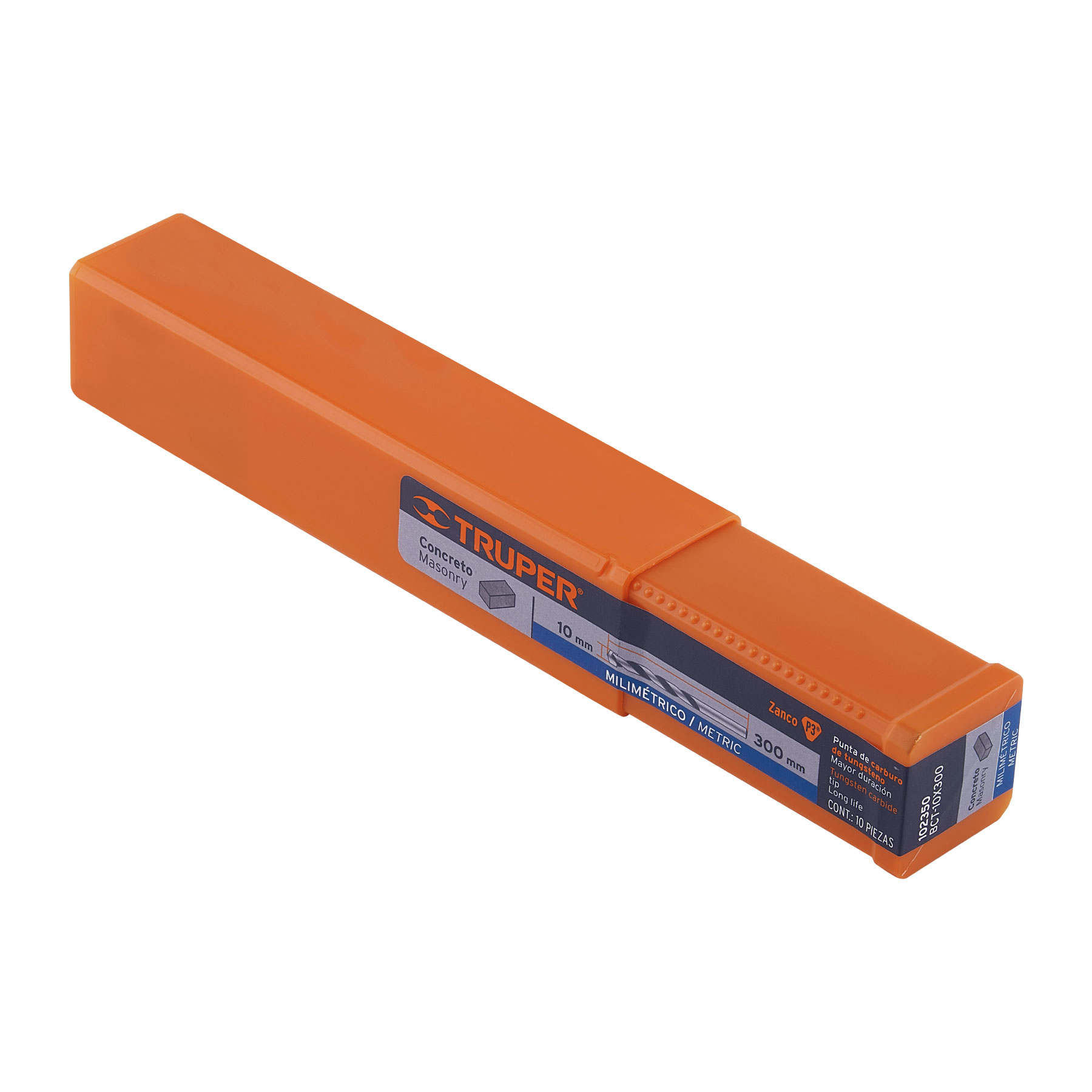 Broca para concreto 10 x 300 mm, Truper