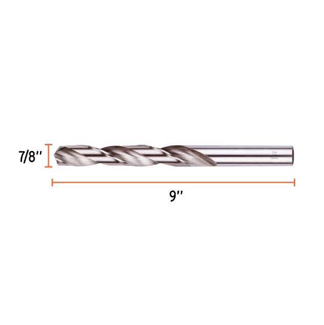 Broca HSS 7/8' Trusilver para metal, Truper