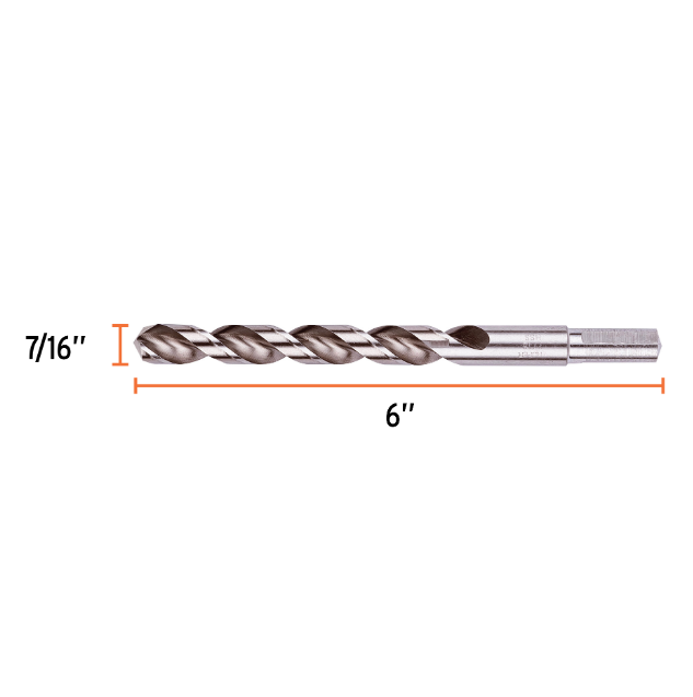 Broca HSS 7/16' Trusilver para metal, Truper