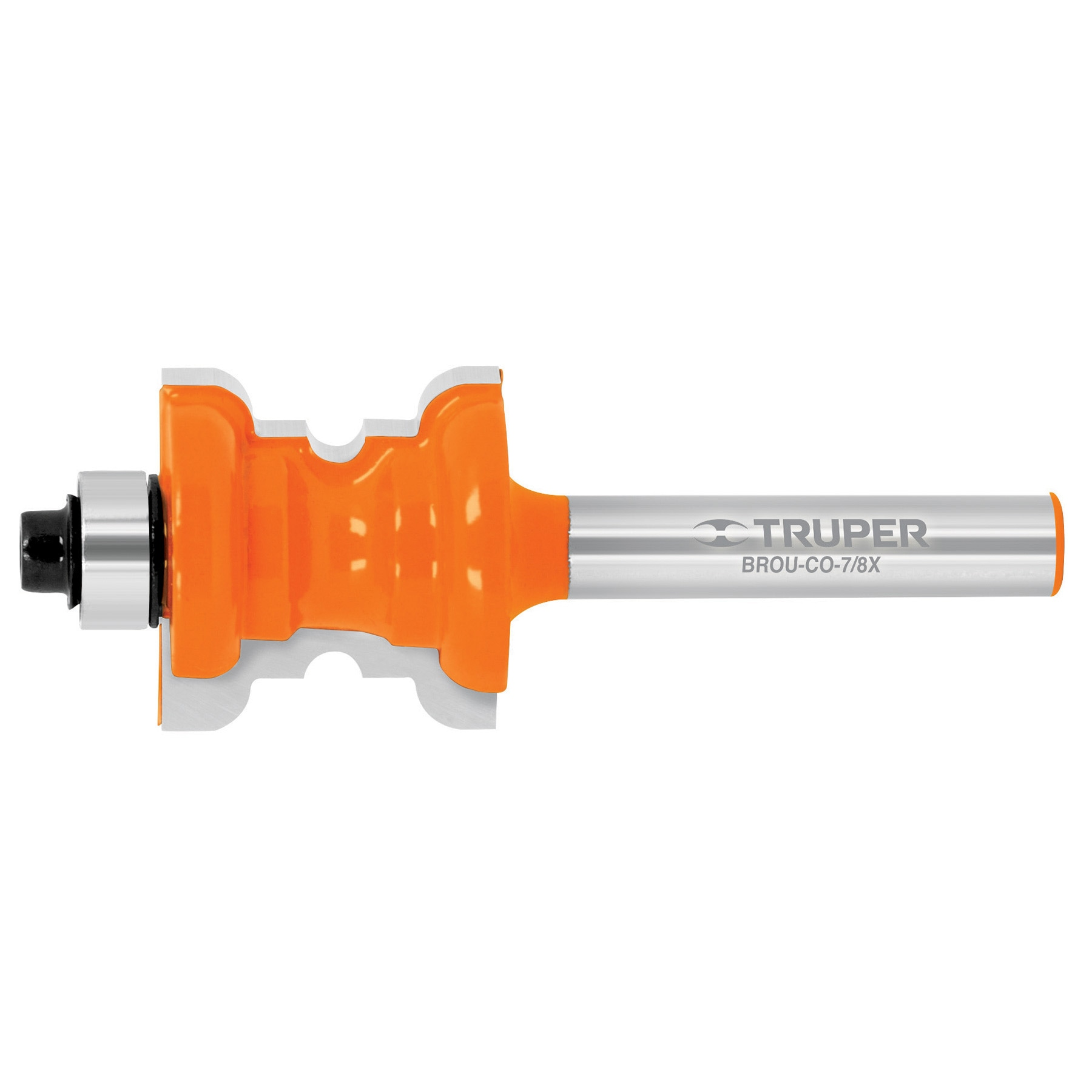 Broca para router, collarin, 7/8" con balero