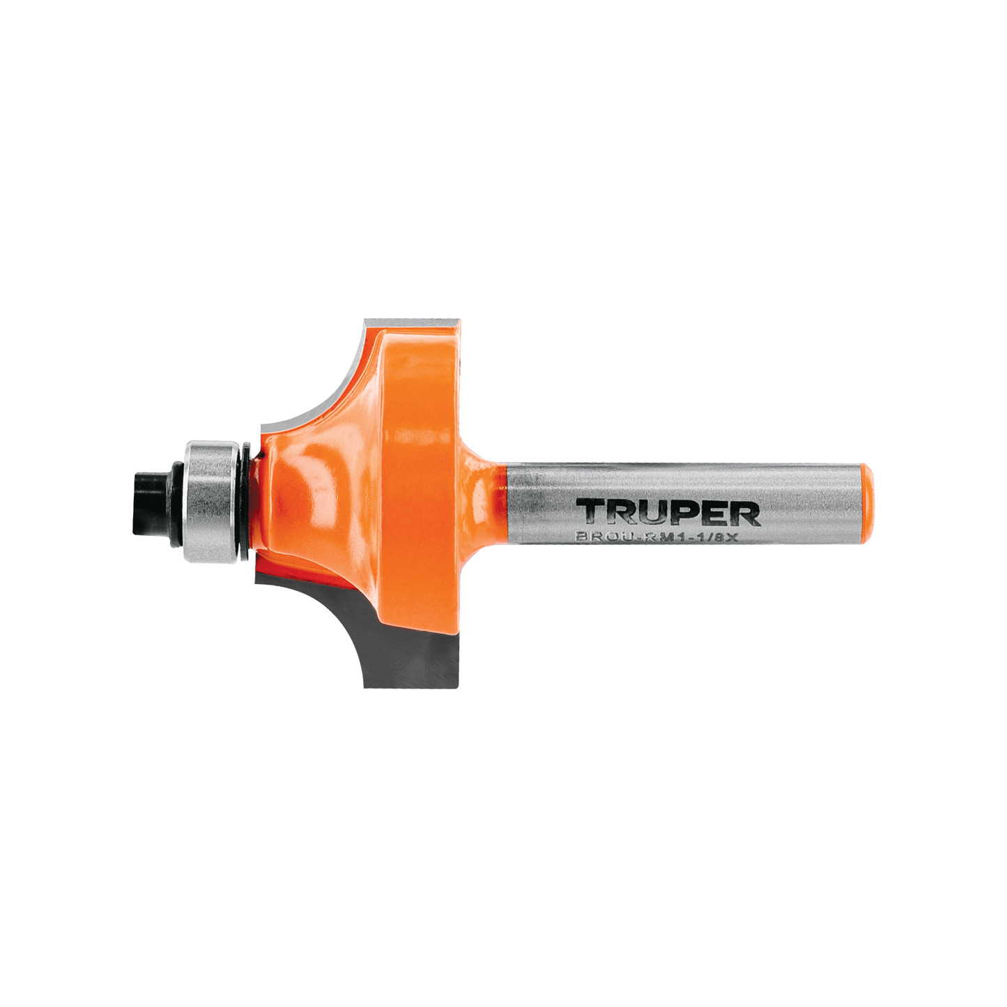 Broca para router, redondeado con moldura, 1-1/8' con balero