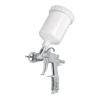 Pistola p/pintar, gravedad LVLP,vaso plástico,boquilla 1.4mm