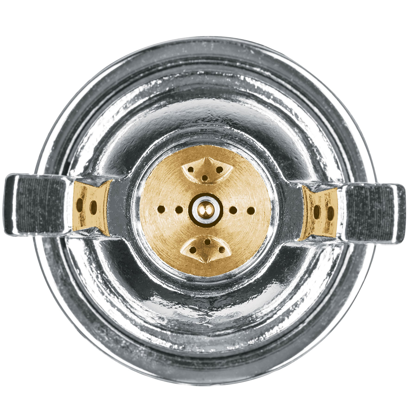 Pistola p/pintar gravedad LVMP, vaso plástico, boq 2.0 mm