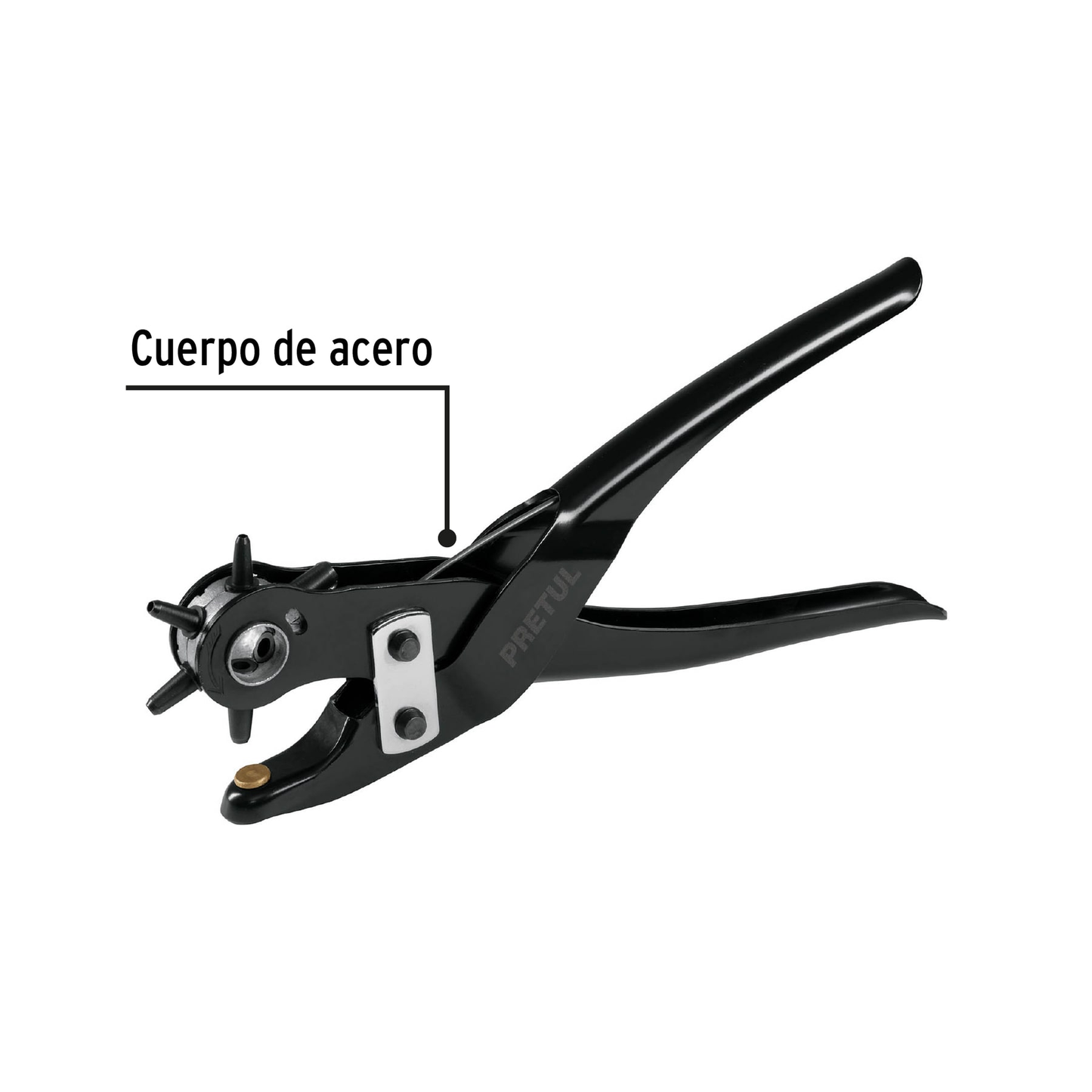 PINZA SACABOCADOS, 8 1/2" PRETUL