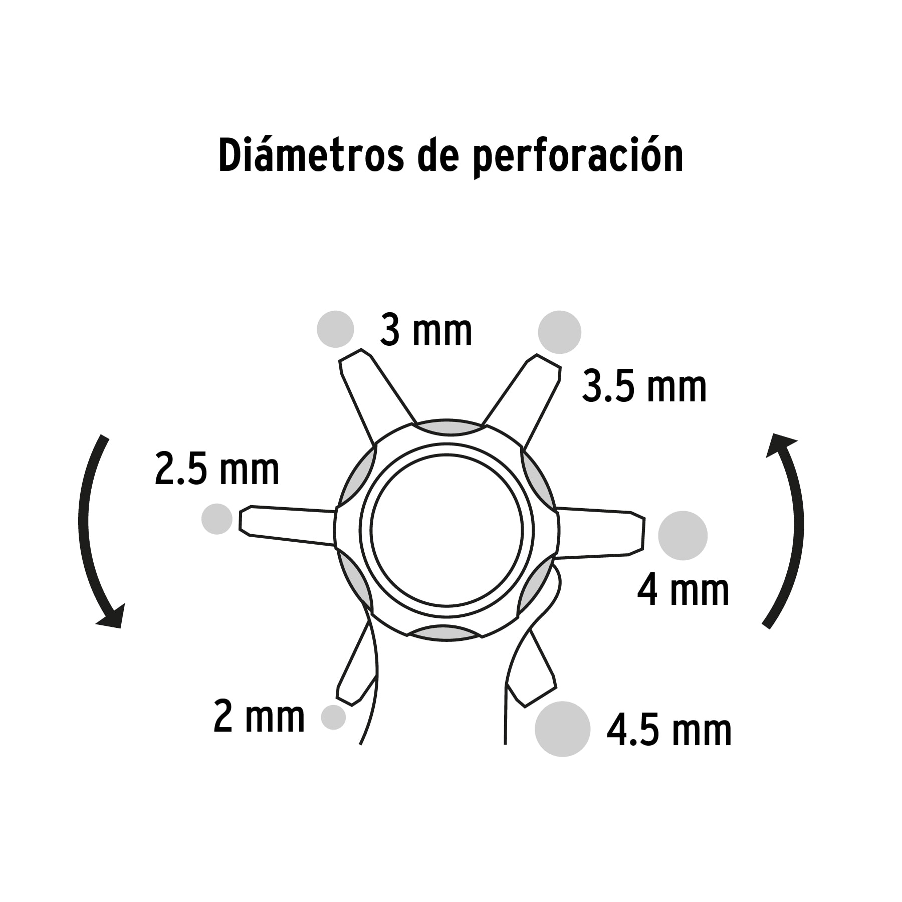 PINZA SACABOCADOS, 8 1/2" PRETUL