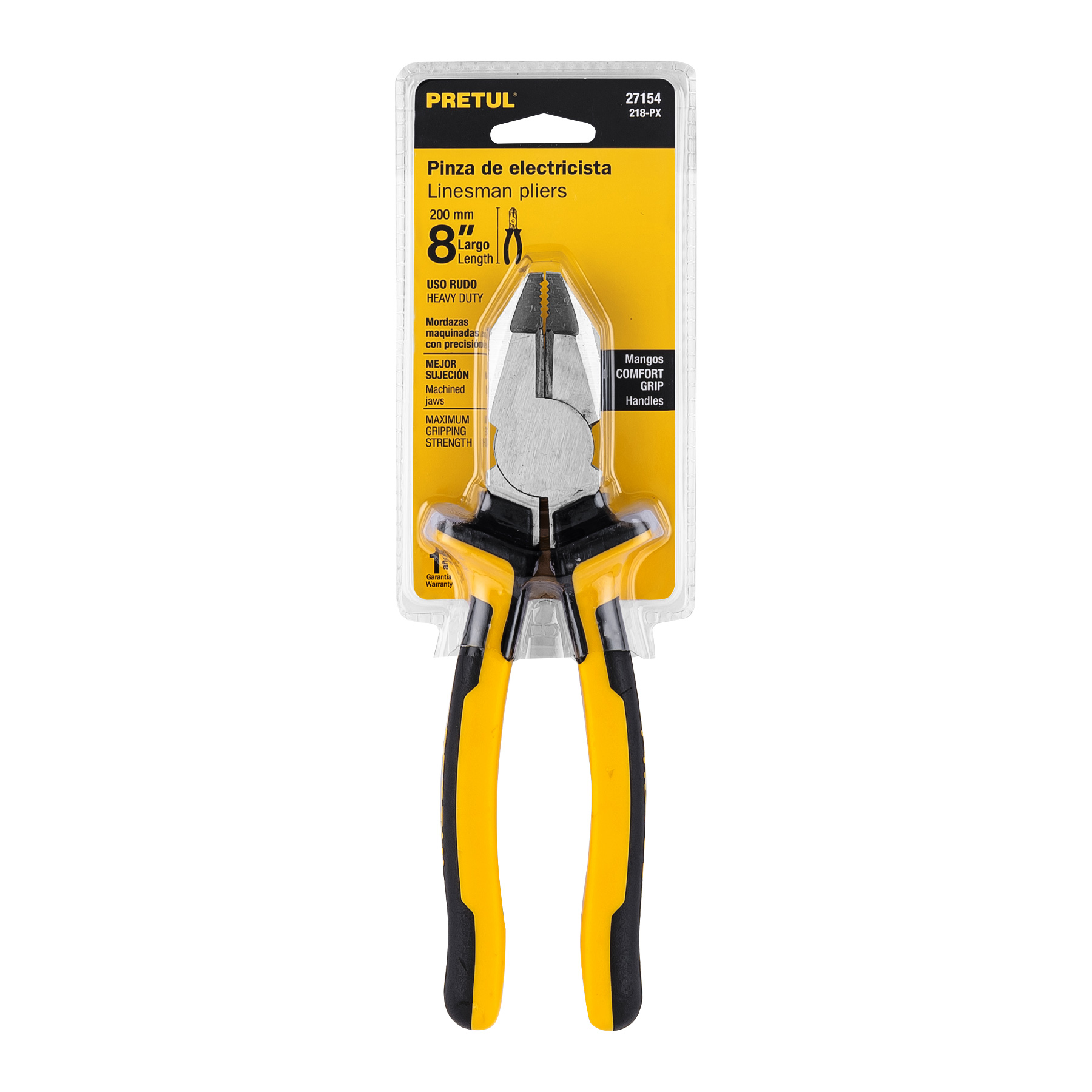 Pinza p/electricista 8' cabeza cuadrada Comfort Grip, Pretul