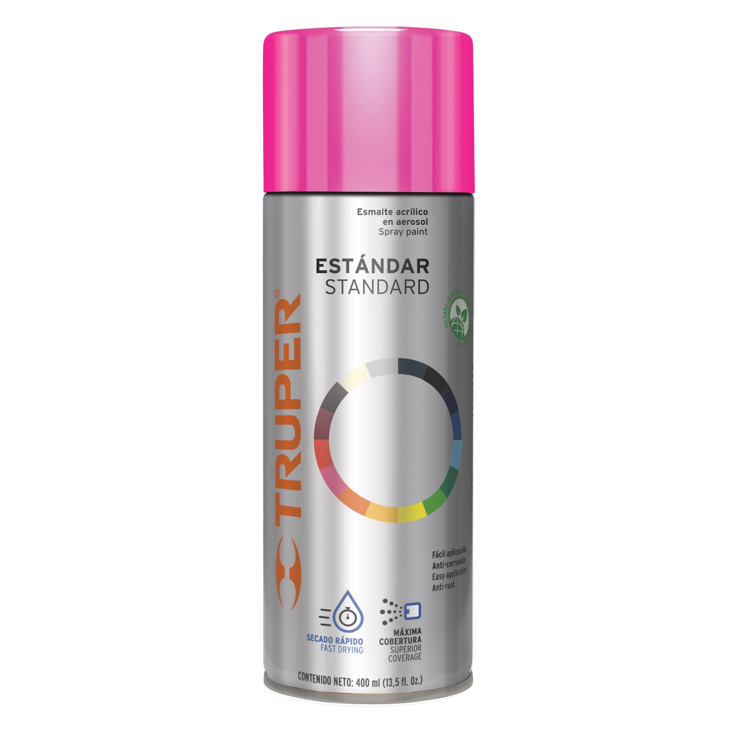 Pintura en aerosol, rosa mexicano, 400 ml,Truper