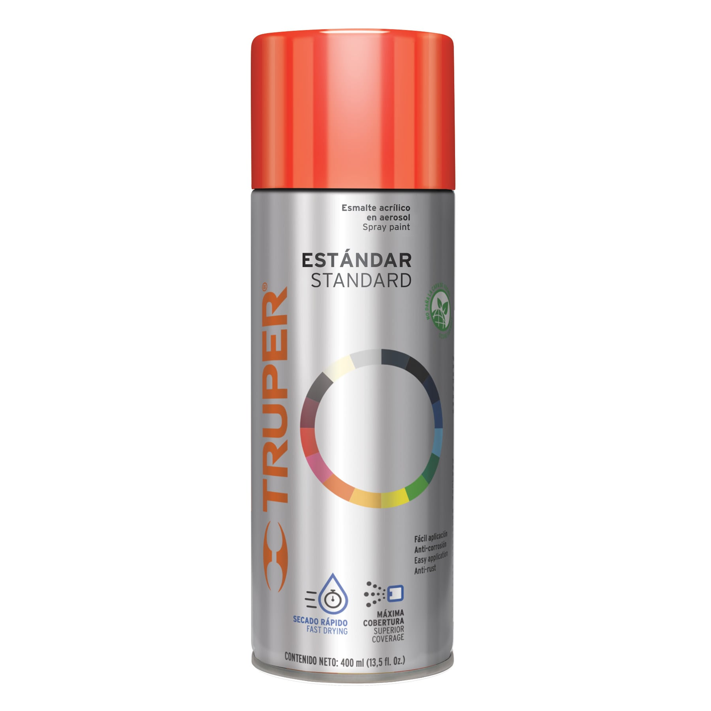 Pintura en aerosol, rojo primario, 400 ml, Truper