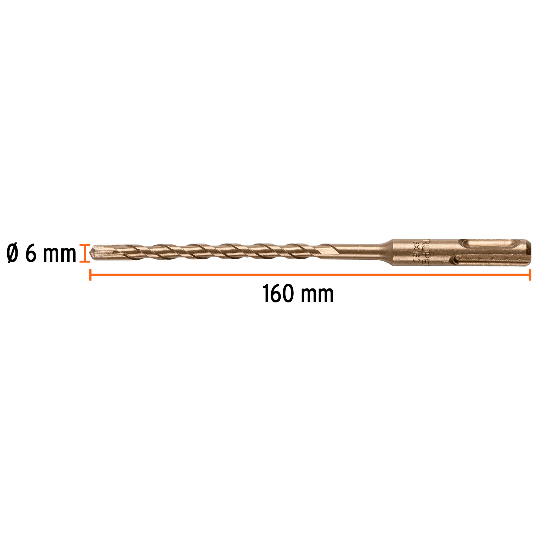 Broca SDS Plus 6x160 mm