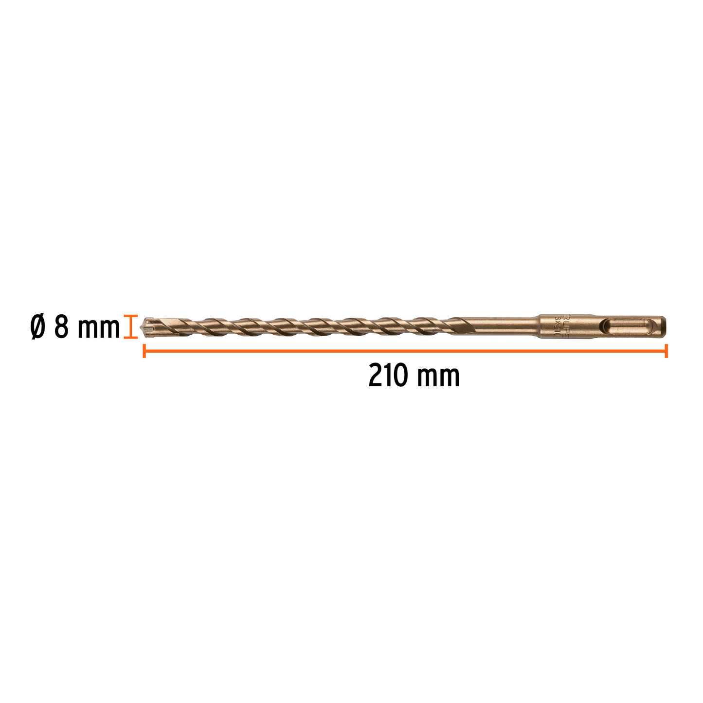 Broca SDS Plus 8x210 mm
