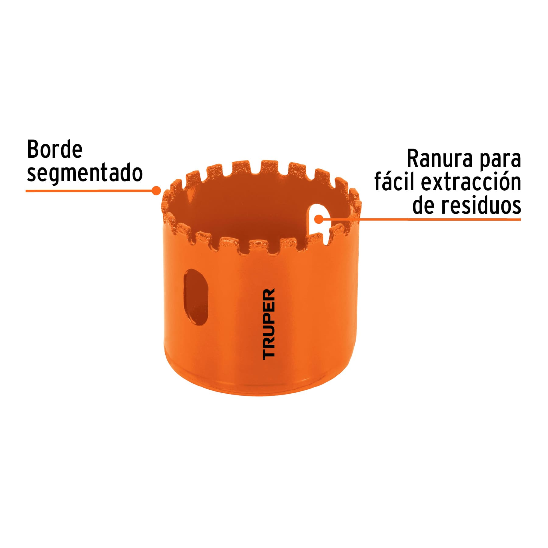 Brocasierra diamante, borde segmentado 2'
