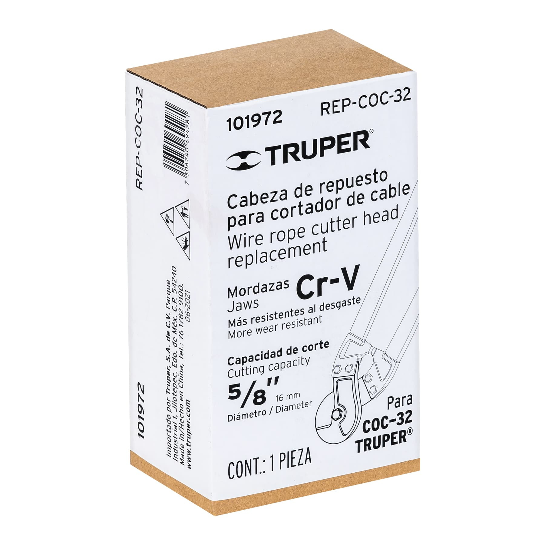 Cabeza de repuesto para cortador de cable COC-32