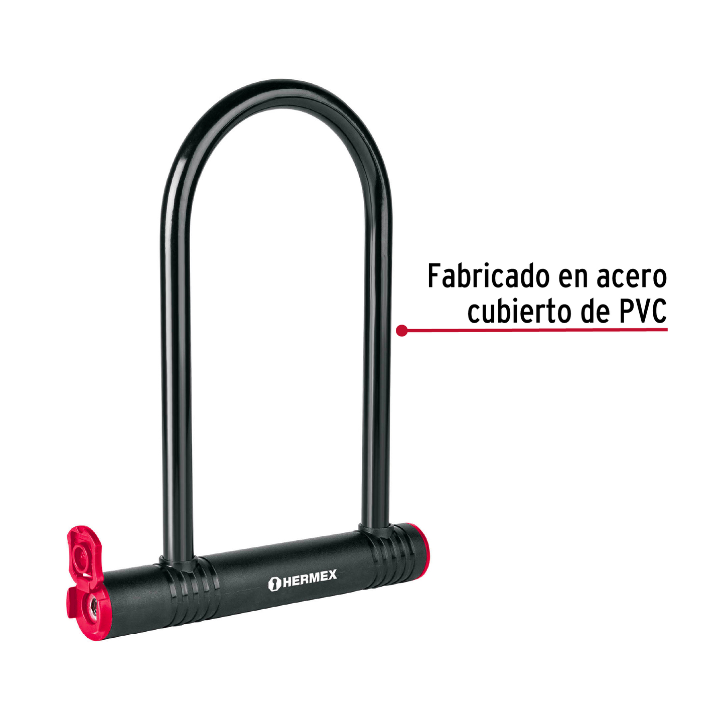 Candado rígido tipo 'U' de 12 mm
