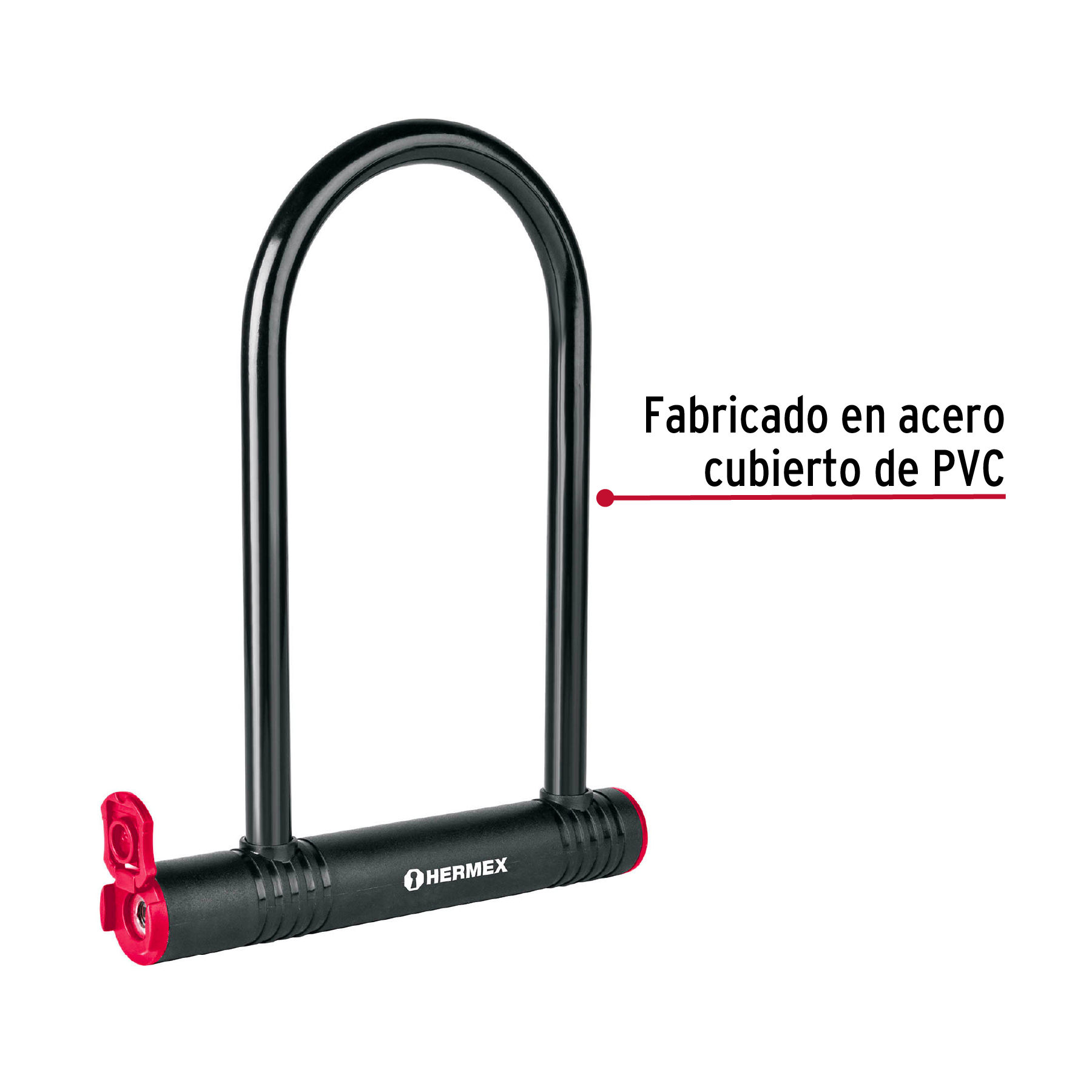 Candado rígido tipo 'U' de 12 mm