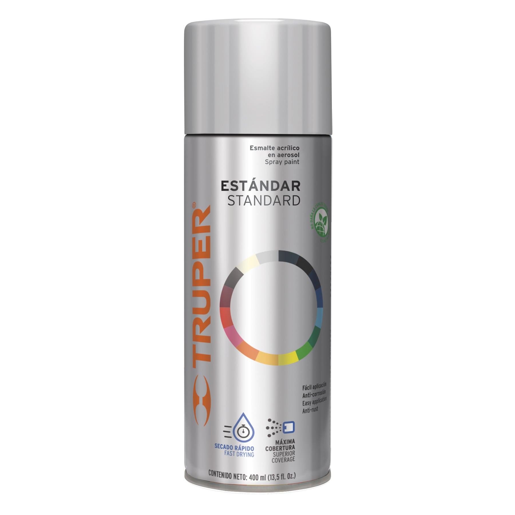 Pintura en aerosol, gris claro, 400 ml, Truper