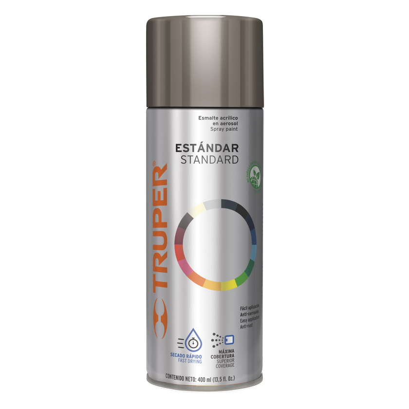 Pintura en aerosol, café anodizado, 400 ml,Truper