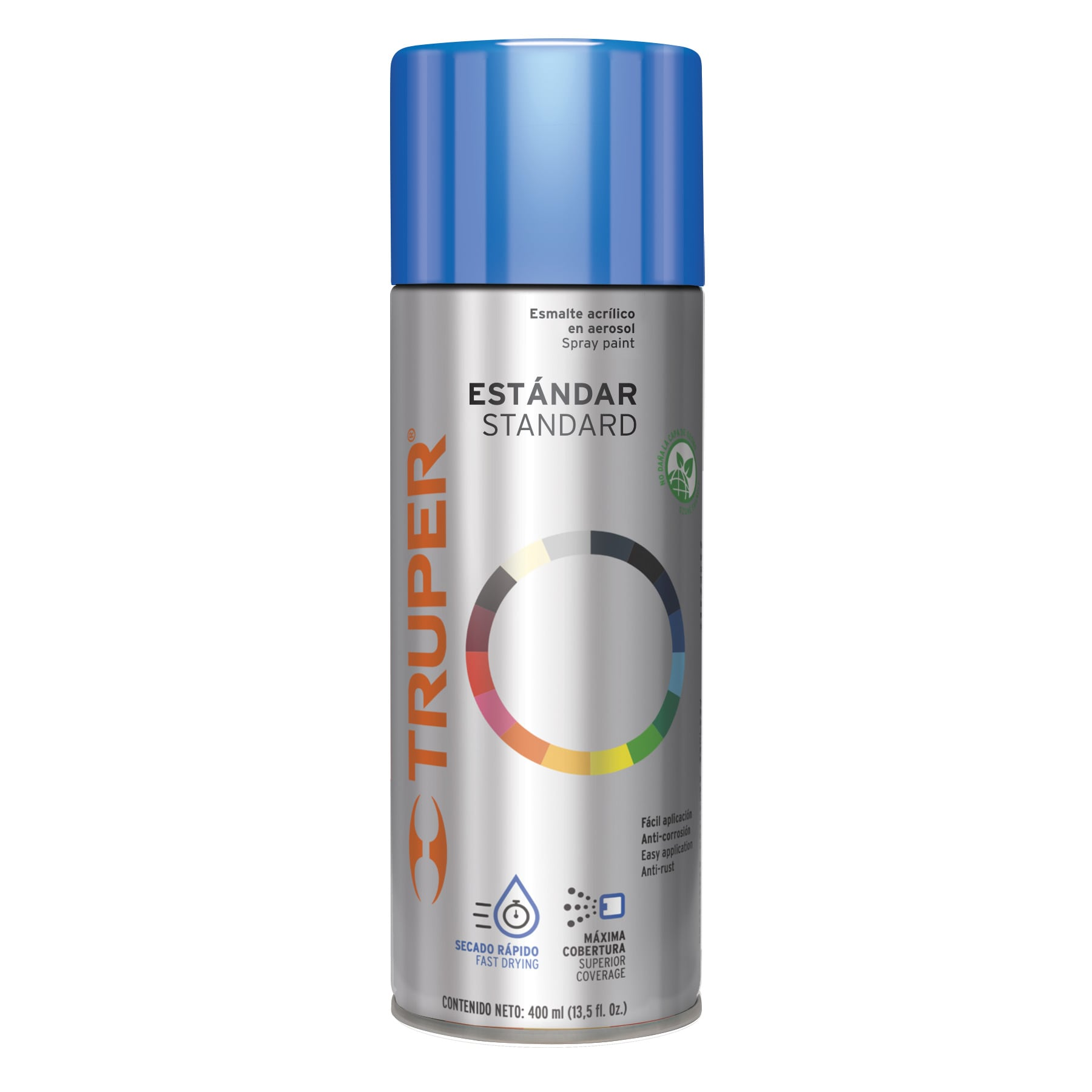 Pintura en aerosol, azul holandés, 400 ml, Truper