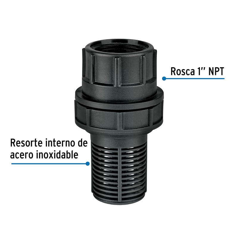 Pichancha plástica, 1'  POLIPROPILENO